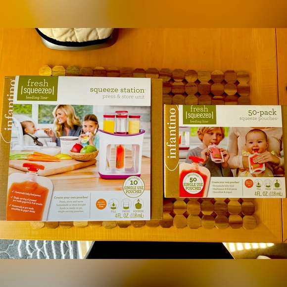 NEW! Infantino Squeeze Station For Homemade Baby Food, Pouch Filling Station - Picture 1 of 9